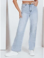 Dámske široké modré džínsy FashionStreet UY2820