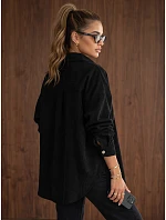 kurtka damska oversize czarna model 22371867 - FashionStreet