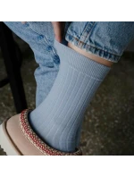 Dámské žebrované ponožky model 16327067 Merino - Steven Dámské žebrované ponožky model 16327067 Merino - Steven