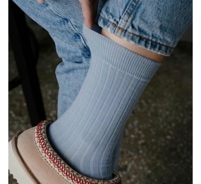 Dámské žebrované ponožky model 16327067 Merino - Steven Dámské žebrované ponožky model 16327067 Merino - Steven
