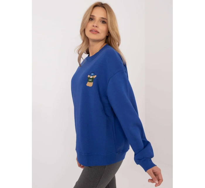 Blúzka CLM BL 1283.19X kobaltovo modrá