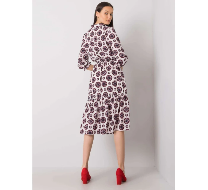 Šaty LK SK 508525.17 biele a červené Šaty LK SK 508525.17 biele a červené