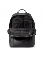 Pánský kožený batoh na notebook  Royal Collection Black - model 21933132