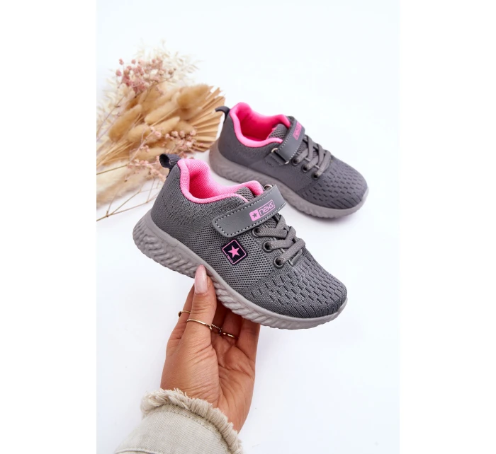 Dětské sportovní boty na zip šedé model 21625388 - EVENTO Dětské sportovní boty na zip šedé model 21625388 - EVENTO