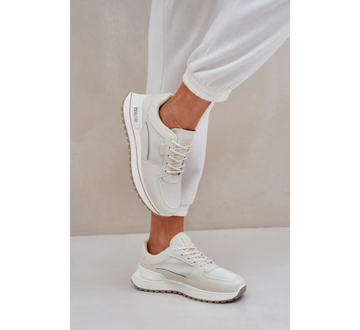 Dámské Tenisky Big Star model 21683893 Světle béžové - Big Star Shoes Dámské Tenisky Big Star model 21683893 Světle béžové - Big Star Shoes