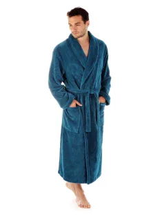 Unisex župan se šálovým límcem TAMPA 2149 model 18020345 petrolejová - Vestis