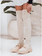 Dámské boty béžové Dstreet model 21995022 - FashionStreet