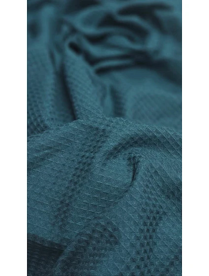 Dámský župan s kapucí Teal model 22264694 - Vestis Dámský župan s kapucí Teal model 22264694 - Vestis