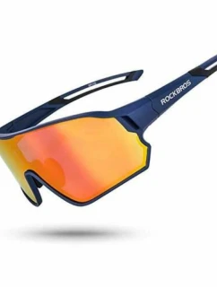 Rockbros polarizačné športové slnečné okuliare modré