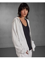 B&C Inspire Zipped Hood /women_° Dámska mikina s kapucňou 01.W36B biela
