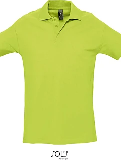 SOL'S Spring II Piqué polo 25.1362 jablkovo zelená