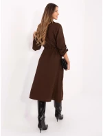 Šaty MI SK 92446.29P tmavě hnědé Šaty MI SK 92446.29P tmavě hnědé