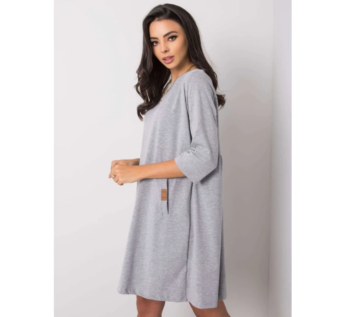 Šaty RV SK 6274.36P sivá