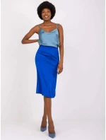 Sukně WN SD model 17356573 kobalt - FPrice Sukně WN SD model 17356573 kobalt - FPrice