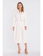 sako bez s podšívkou krémové model 22152178 - STYLOVE