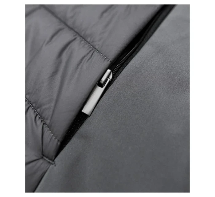 Cross hybridná vesta pánska light anthracite