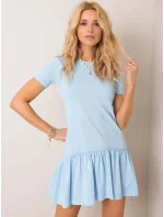 Dámske šaty RV SK 5631.02X svetlo modrá - Rue Paris