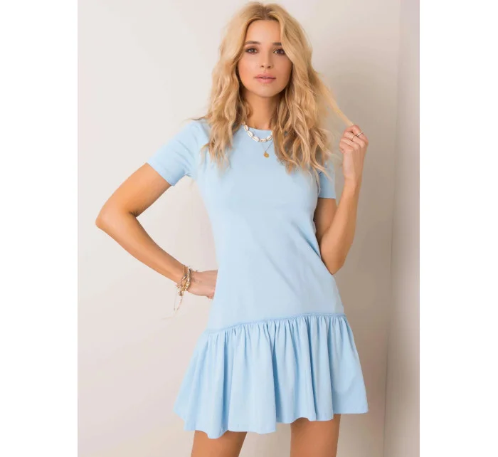 Dámske šaty RV SK 5631.02X svetlo modrá - Rue Paris
