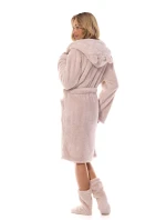 Dámske teplé ponožky 2407 Powder pink - L&L