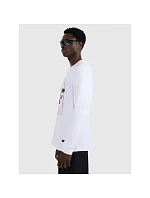 Pánske tričko s potlačou a dlhým rukávom 4F 4FRAW25TLONM606-10S pánske