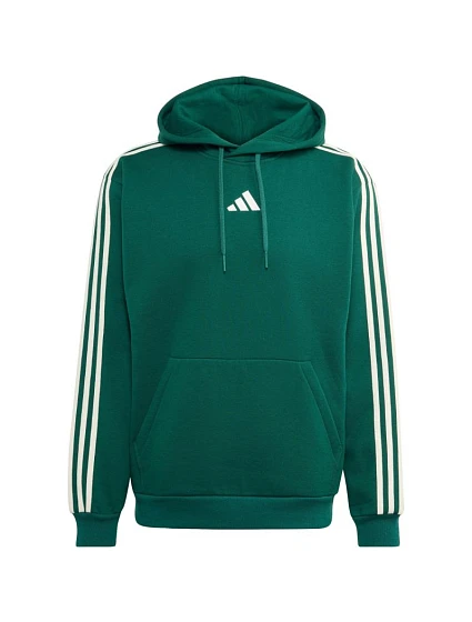Bluza męska Essentials 3Stripes Fleece Hoodie zielona model 22550105 pánské - ADIDAS