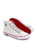 Pánské vysoké zateplené tenisky Big Star model 21600221 Bílé - Big Star Shoes Pánské vysoké zateplené tenisky Big Star model 21600221 Bílé - Big Star Shoes