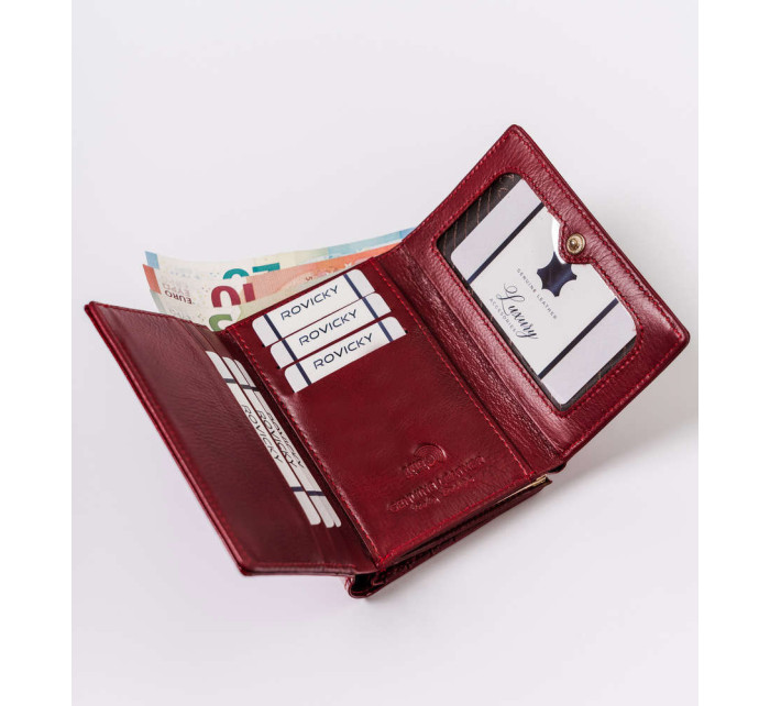 Dámske peňaženky [DH] 15 09 SH RFID červená