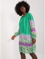 Sukienka DHJ SK model 20105200 zielony - FPrice Sukienka DHJ SK model 20105200 zielony - FPrice