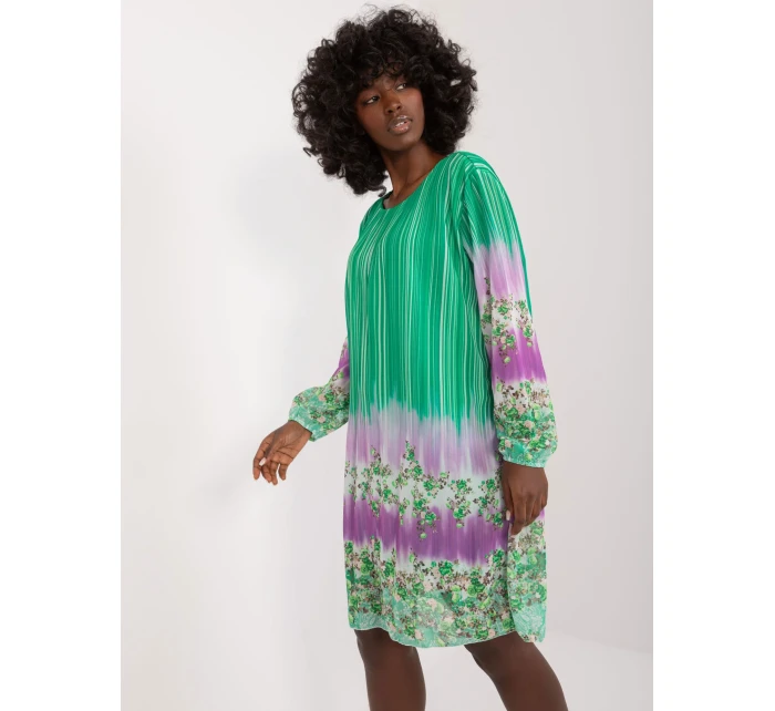 Sukienka DHJ SK model 20105200 zielony - FPrice Sukienka DHJ SK model 20105200 zielony - FPrice