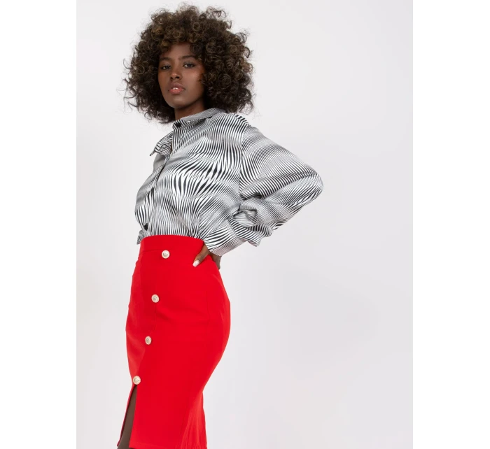 Dámska košeľa-LK-KS-508891-1.55P-biela-čierna