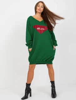 Mikina VI BL 3113.73P tmavo zelená