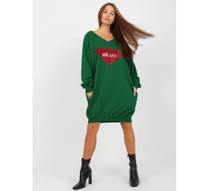 Mikina VI BL model 17846673 tmavě zelená - FPrice