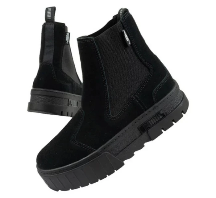 Dámske topánky Mayze Chelsea Suede W 382829 01 Black - Puma Dámske topánky Mayze Chelsea Suede W 382829 01 Black - Puma