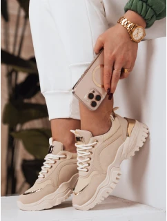 Dámské tenisky beige Dstreet model 21972430 - FashionStreet