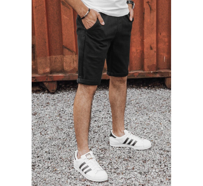 Pánske džínsové šortky čierne FashionStreet SX2435