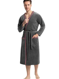 Pánsky župan Luna 854 Velour M-2XL