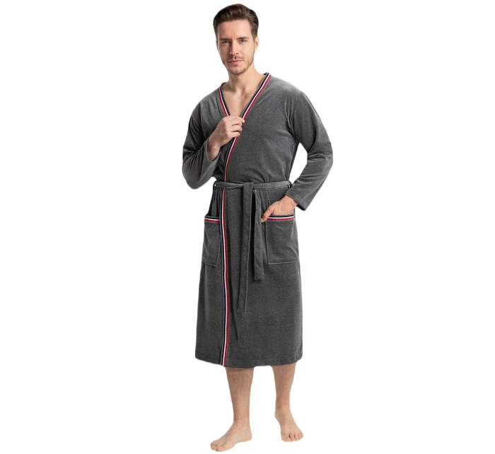 Pánsky župan Luna 854 Velour M-2XL