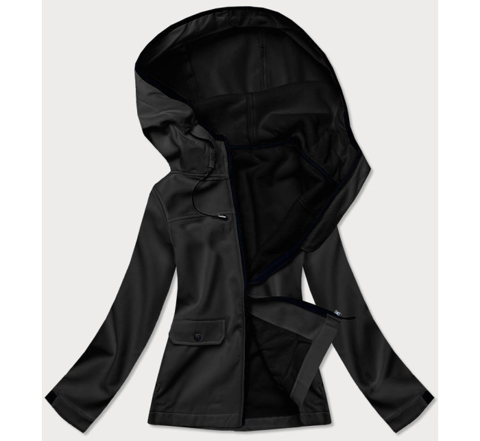 Čierna dámska športová softshellová bunda (HD182-1)