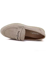 Dámske poltopánky mokasíny béžové Vinceza 62273