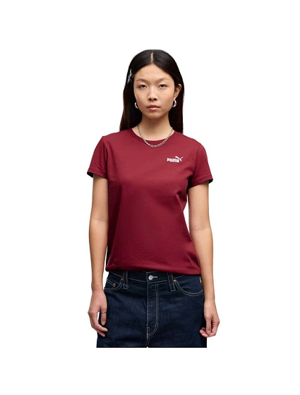 Dámske tričko Puma ESS Small No.1 Logo Tee(s) hnedé 682373 23