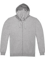 B&C Zip Hood Unisex mikina s kapucí sport grey model 22444994 B&C Zip Hood Unisex mikina s kapucí sport grey model 22444994