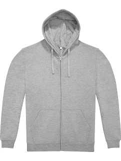 B&C Zip Hood Unisex mikina s kapucí sport grey model 22444994