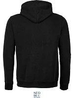 Men Pánská mikina s kapucí deep black model 22500486 - NEOBLU Men Pánská mikina s kapucí deep black model 22500486 - NEOBLU
