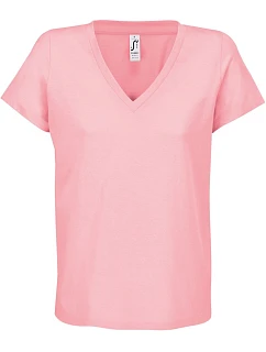 SOL'S Regent V Women Dámské tričko s výstřihem do V model 22464242 candy pink