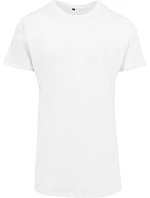 Build your Brand BY 028 Pánske tričko „Shaped Long“ 56.0028 biele