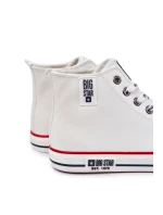 Pánské vysoké zateplené tenisky Big Star model 21600221 Bílé - Big Star Shoes Pánské vysoké zateplené tenisky Big Star model 21600221 Bílé - Big Star Shoes