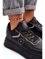 Damskie Buty Sportowe Sneakersy Big Star MM274232 Czarne Damskie Buty Sportowe Sneakersy Big Star MM274232 Czarne