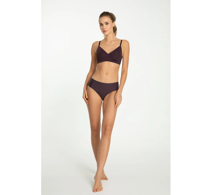 Spodný diel plaviek Dark Plum Simple Classic - Julimex