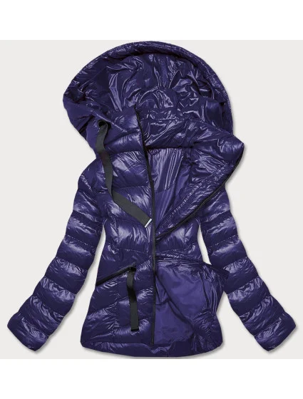 KRÓTKA KURTKA ZIMOWA DAMSKA GRANATOWA model 21244771 - J.STYLE