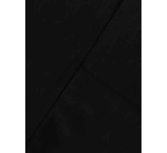 Hrubšie čierne bavlnené legíny (YW003)